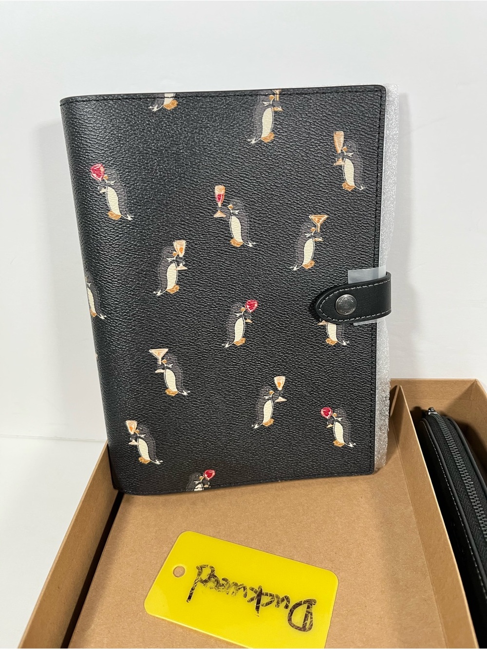 NIB Coach Boxed Notebook And Pencil Case Set - Picture 4 of 7